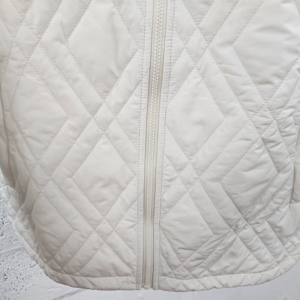 NWT Voyager Women’s Cream Quilted Jacket – Size L - Picture 10 of 12